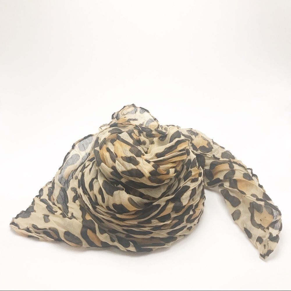 COLLECTION XIIX Leopard scarf